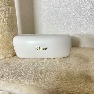 Chloe White Glasses Cases with Sophisticated Design